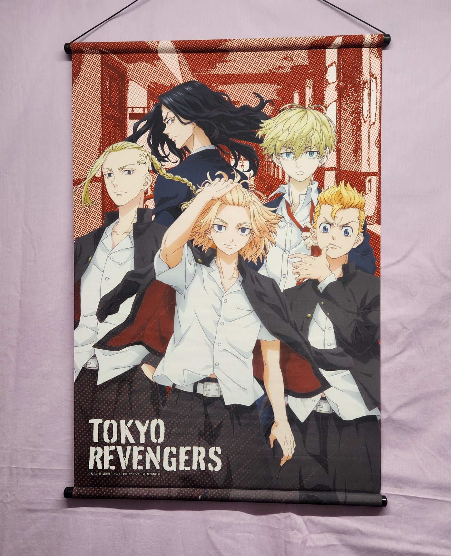 Tokyo Revengers Group Anime Wall Scroll