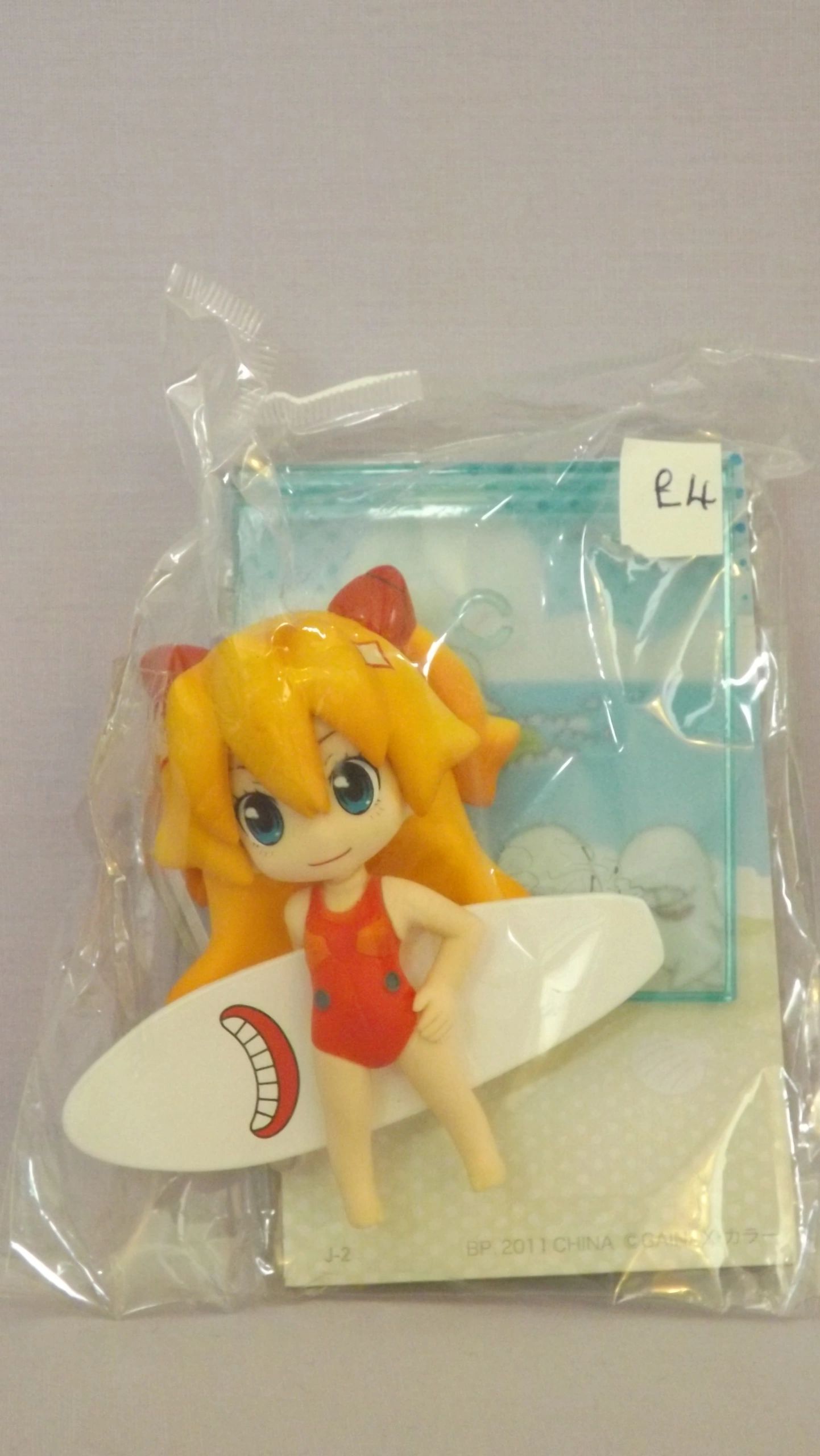 Neon Genesis Evangelion Asuka Langley Surfoard Mini Figure