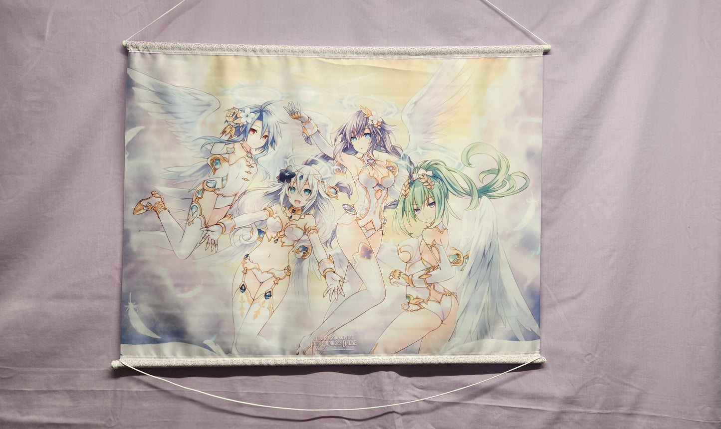 Cyberdimension Neptunia: 4 Goddesses Online Horizontal Wall Scroll