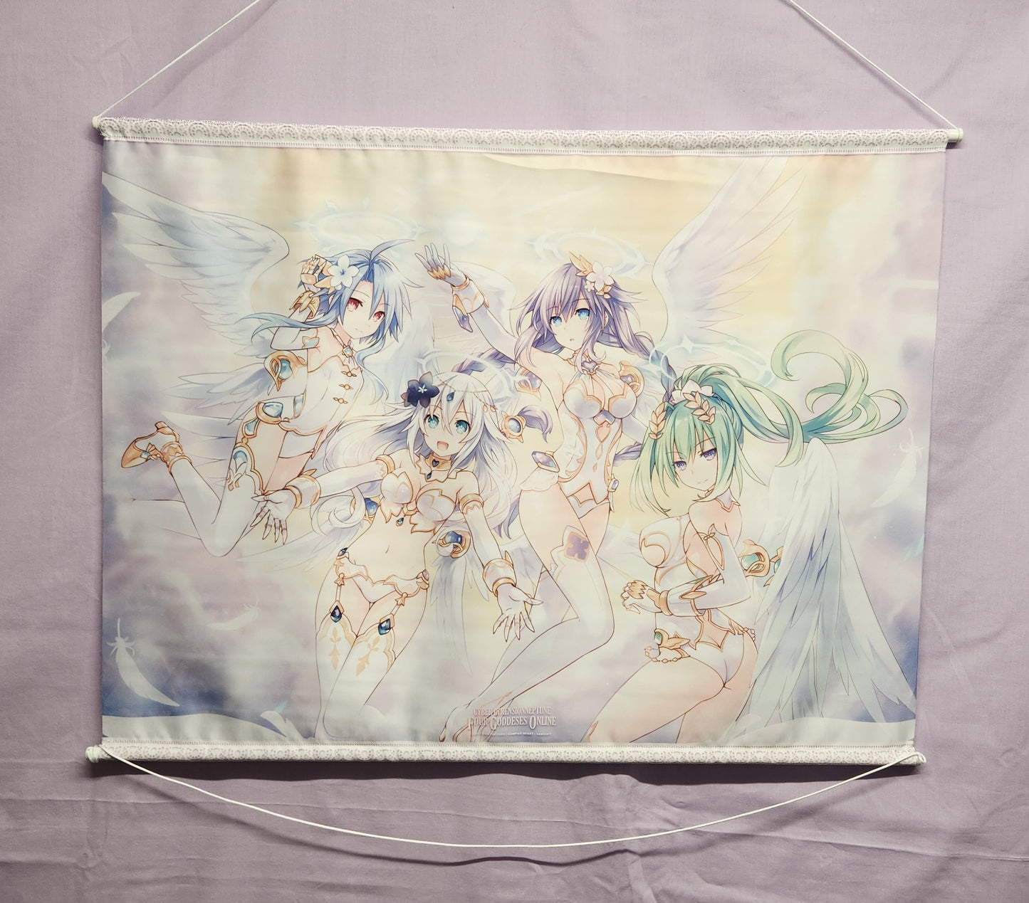 Cyberdimension Neptunia: 4 Goddesses Online Horizontal Wall Scroll