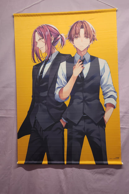 Classroom of the Elite Kiyotaka Ayanokoji and Kakeru Ryuen Wall Scroll