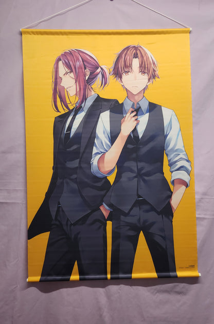 Classroom of the Elite Kiyotaka Ayanokoji and Kakeru Ryuen Wall Scroll