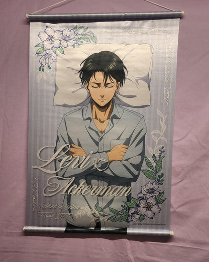 Attack on Titan Levi Ackerman Wall Scroll