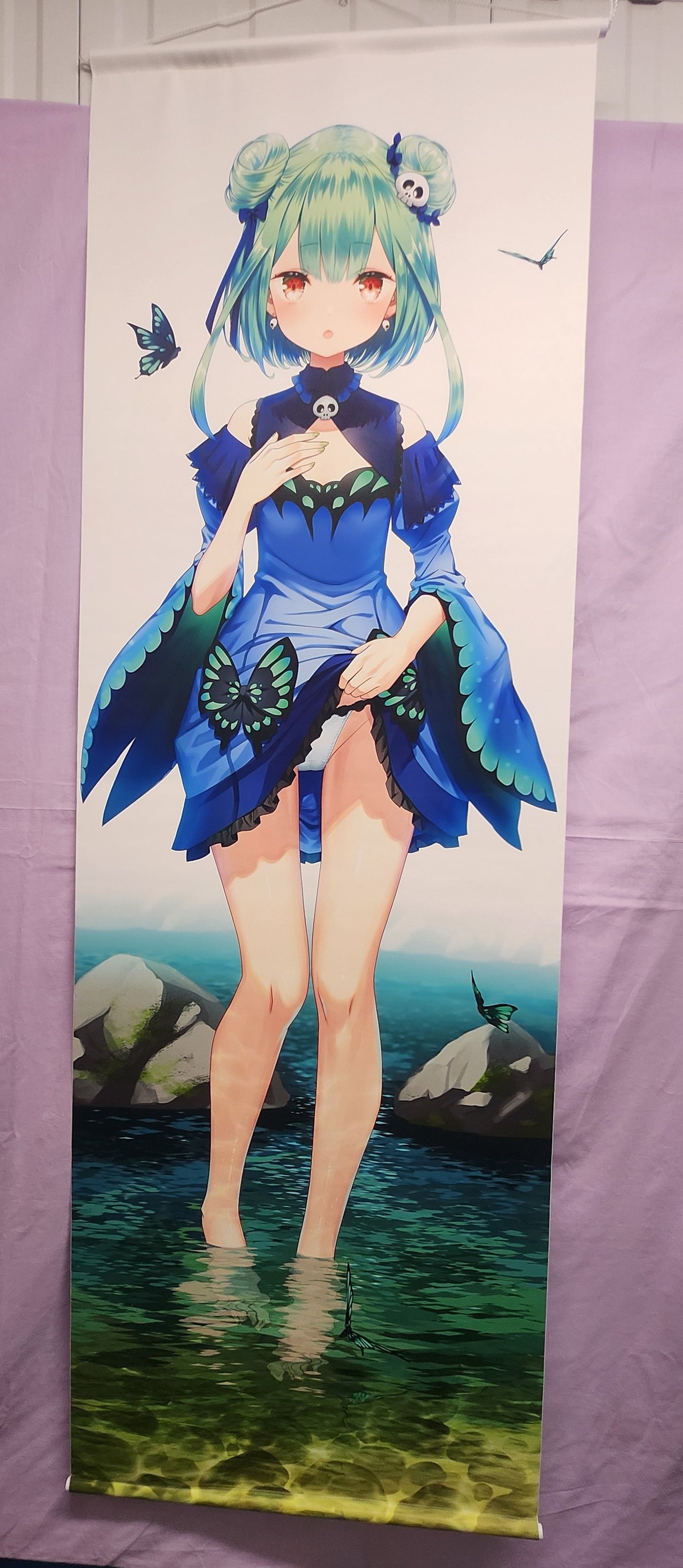 Hololive VTuber Uruha Rushia Life Size Wall Scroll