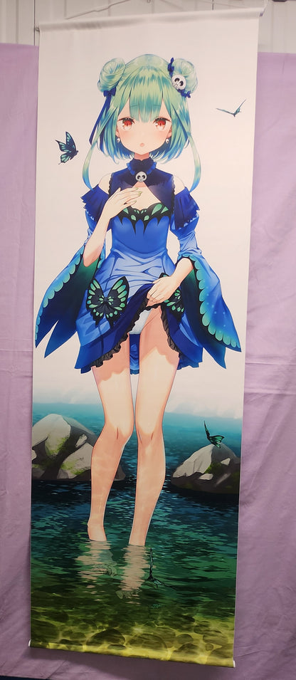 Hololive VTuber Uruha Rushia Life Size Wall Scroll