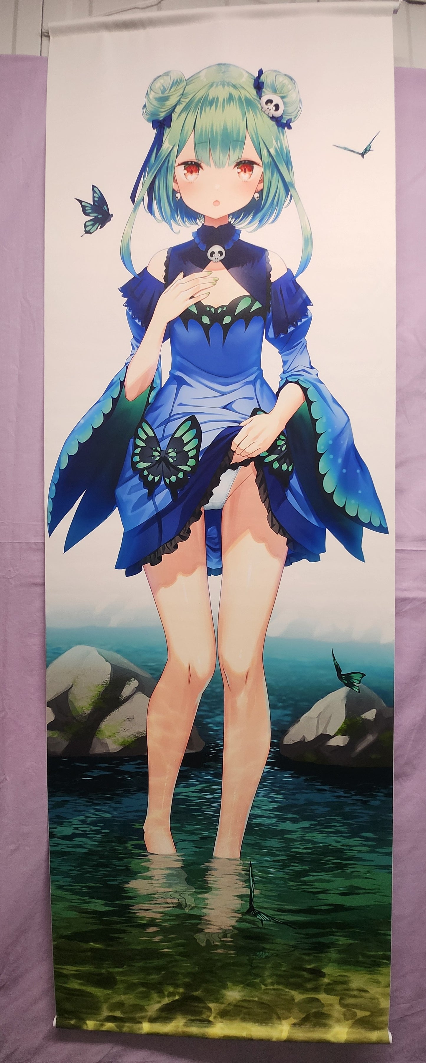 Hololive VTuber Uruha Rushia Life Size Wall Scroll