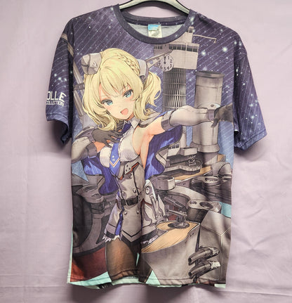COSPA Kantai Collection Colorado Double-Sided Full Graphic T-Shirt Size L
