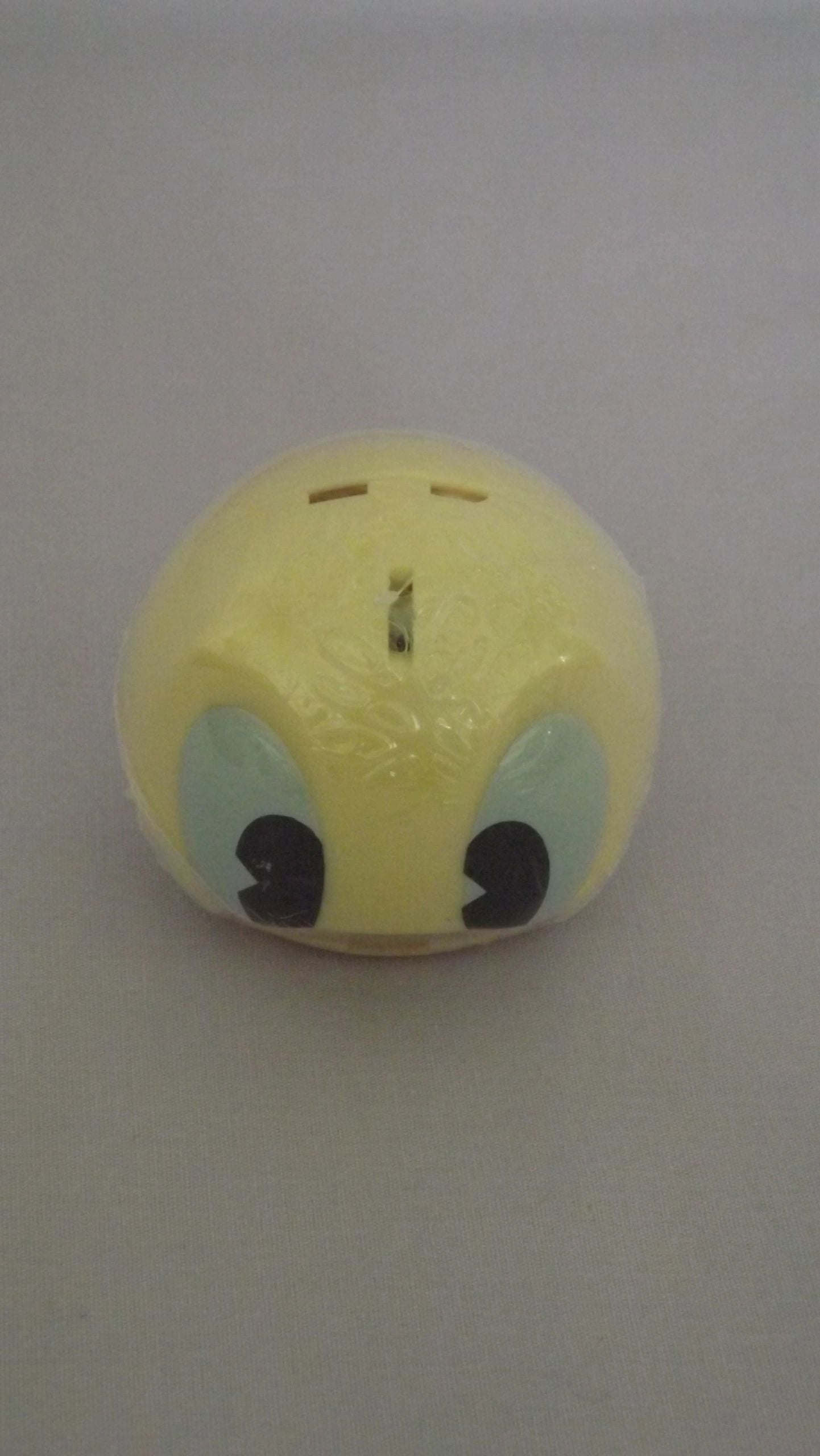 Buildable Yellow Gachapon With Eyes