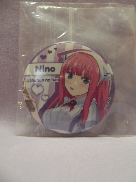 The Quintessential Quintuplets Nino Nakano Badge Heart