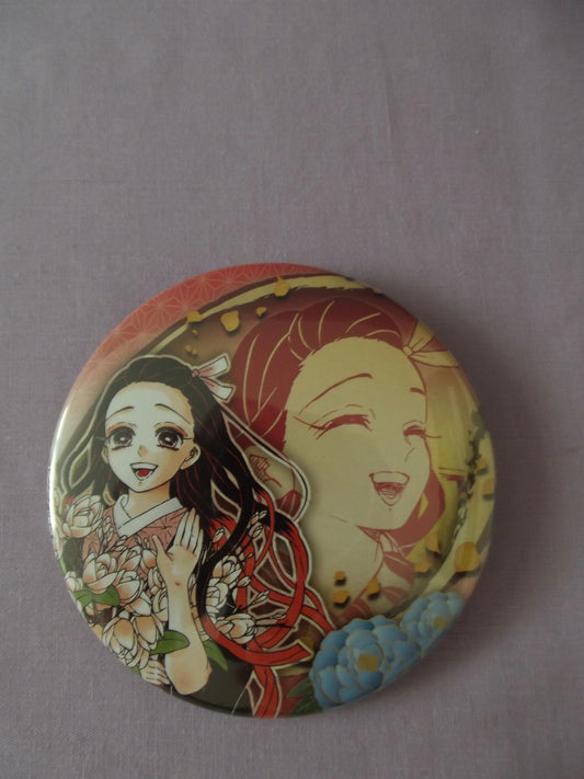 Demon Slayer Nezuko Kamado Badge Red