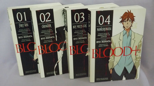 Blood+ Volumes 1, 2, 3 And 4 Light Novels