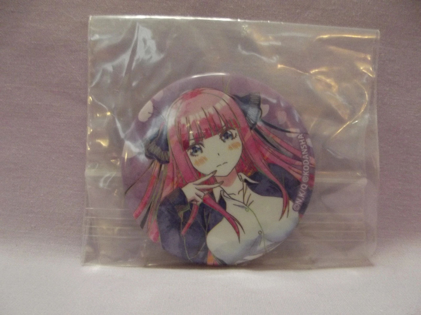 The Quintessential Quintuplets Nino Nakano Badge Blushing