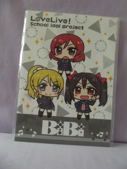 Love Live School Idol Project BiBi Large Notebook Eli Maki Nico