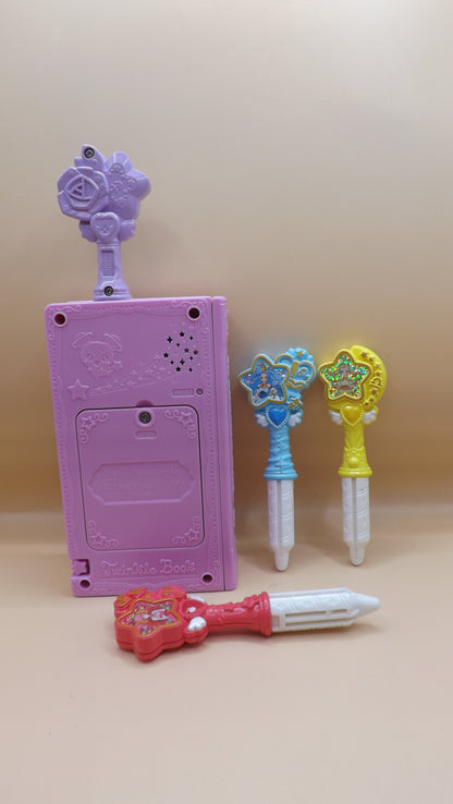 Star Twinkle Precure Twinkle Book with 4 Star Colour Pens