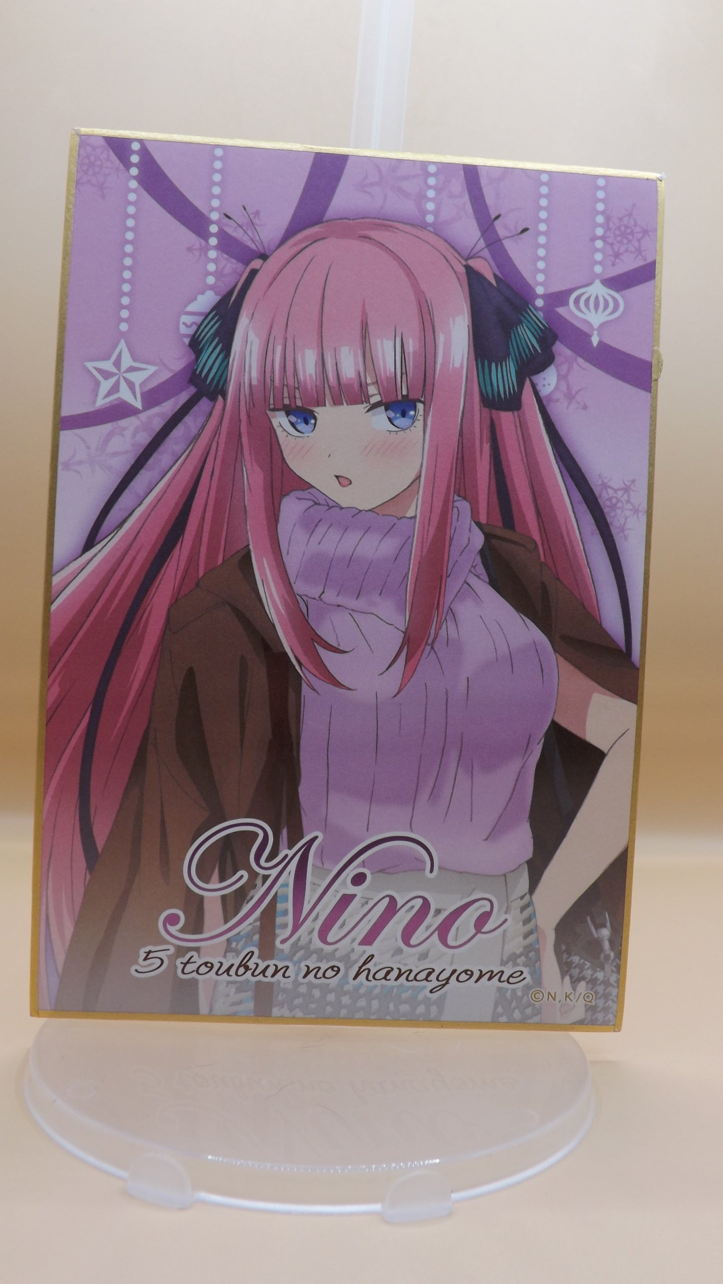 The Quintessential Quintuplets Nino Nakano Art Board Shikishi