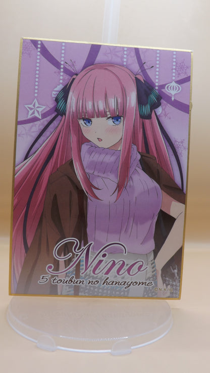 The Quintessential Quintuplets Nino Nakano Art Board Shikishi