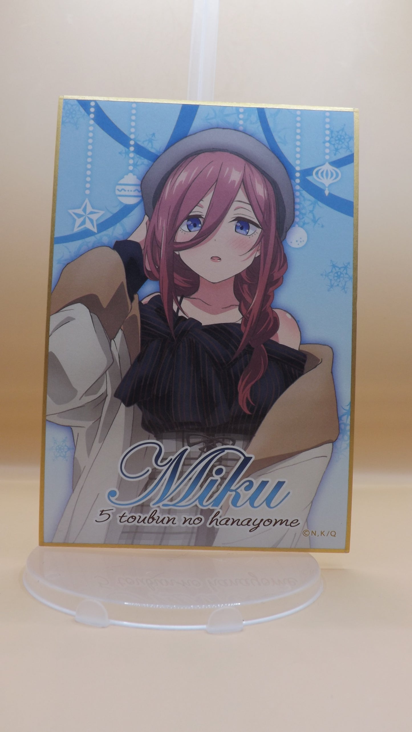 The Quintessential Quintuplets Miku Nakano Art Board Shikishi