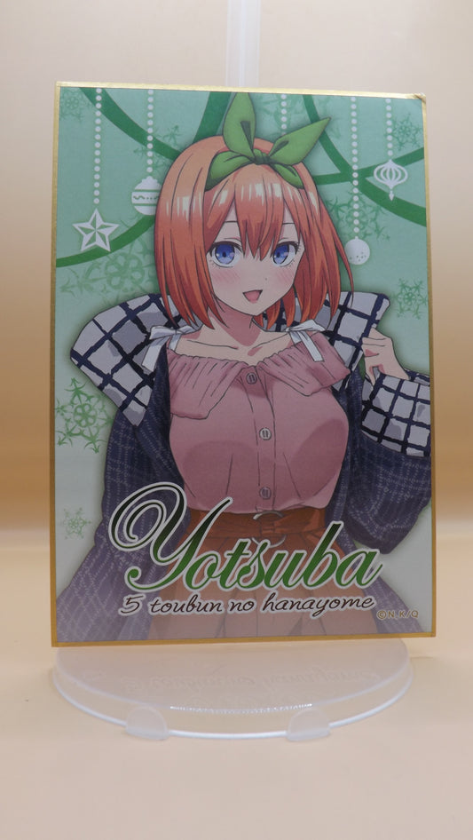 The Quintessential Quintuplets Yotsuba Nakano Art Board Shikishi