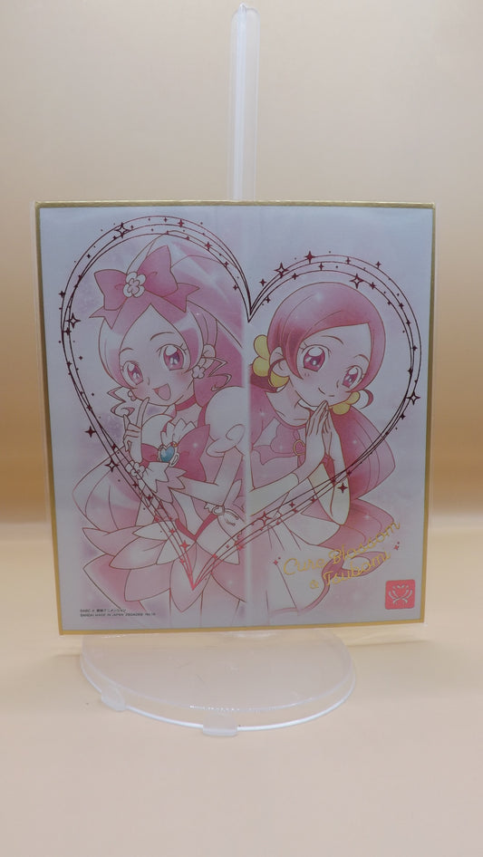 Heartcatch Precure Cure Blossom and Tsubomi Hanasaki Art Board Shikishi