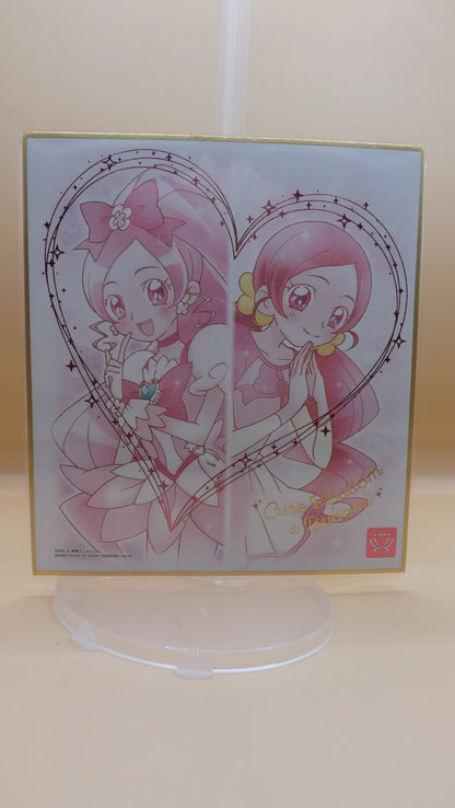 Heartcatch Precure Cure Blossom and Tsubomi Hanasaki Art Board Shikishi