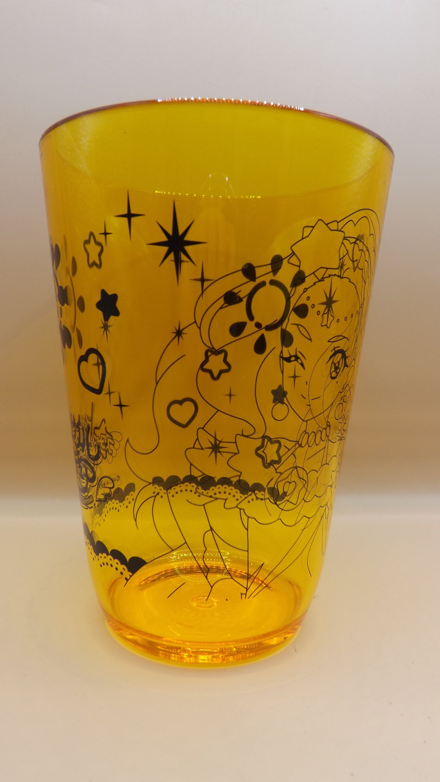 Star Twinkle Precure Cure Soleil Translucent Yellow Glass Cup