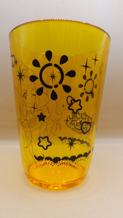 Star Twinkle Precure Cure Soleil Translucent Yellow Glass Cup