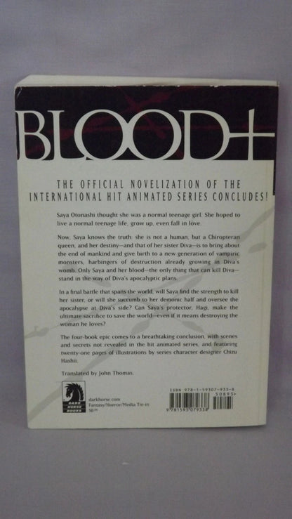 Blood+ Volumes 1, 2, 3 And 4 Light Novels