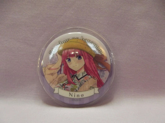 The Quintessential Quintuplets Nino Nakano Badge Hat